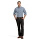thumbnail image 4 of Pantalones IZOD American Chino de Corte Recto y Frente Plano para Hombre en Negro, 4 of 6
