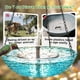 thumbnail image 3 of Fuente baño pájaros colgante solar comedero colibríes baño exterior, 3 of 7