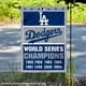 thumbnail image 2 of Garden Flag WinCraft Dodgers 8 veces campeón del mundo, 2 of 4