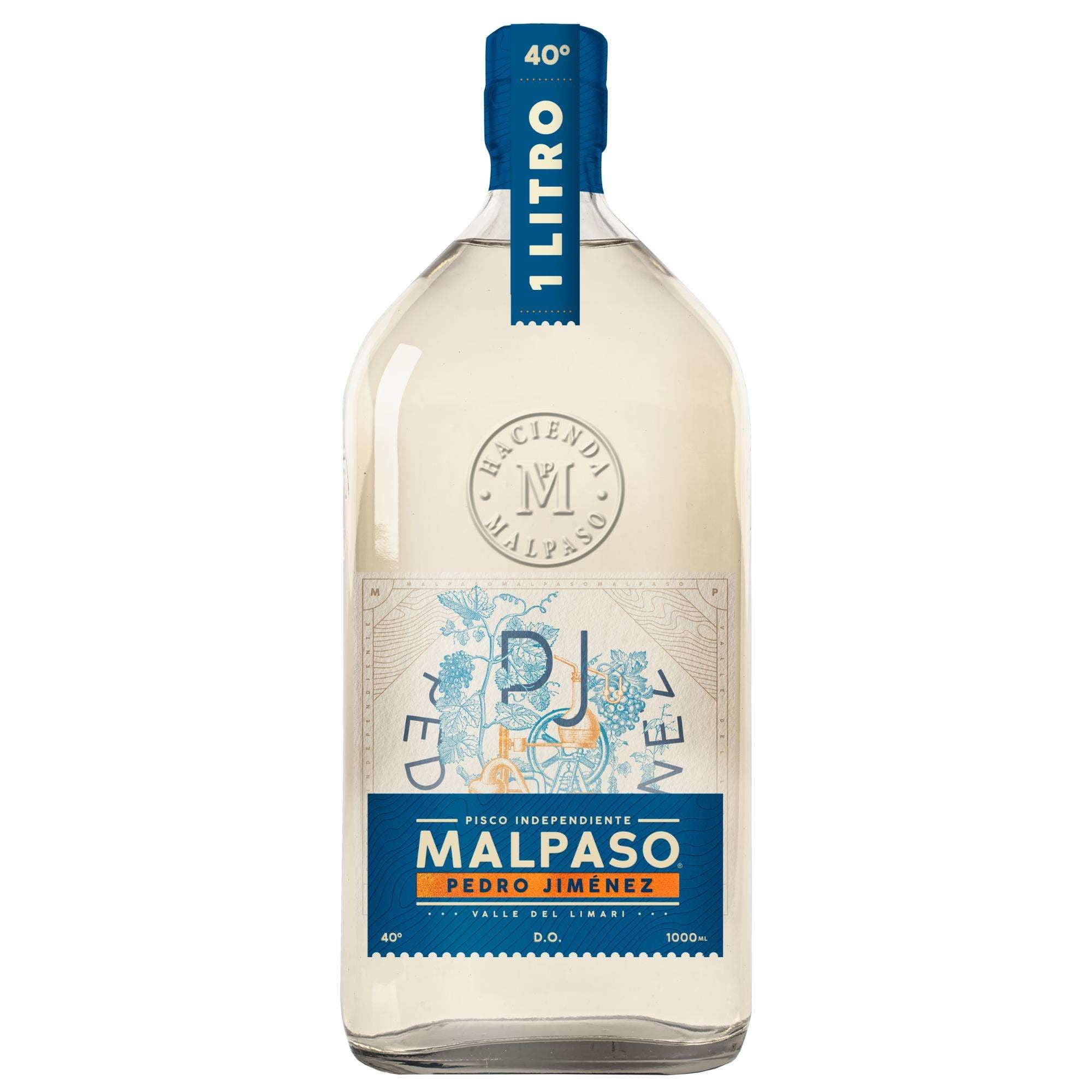 Pisco Pedro Jimenez 40º Botella 1 L Malpaso