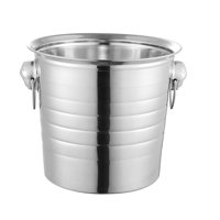 Magideal - Cubo De Hielo Con Abrazadera, Cubos De Cerveza, Práctico Cubo Portátil Para Bebidas, Herramienta De Refrigeración Para Fiestas, Hoteles, Picnics En La L