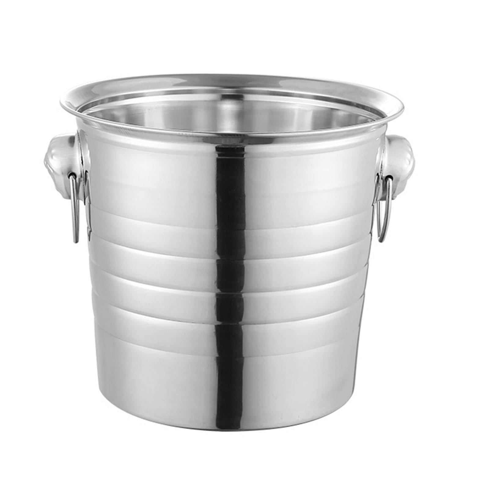 Magideal - Cubo De Hielo Con Abrazadera, Cubos De Cerveza, Práctico Cubo Portátil Para Bebidas, Herramienta De Refrigeración Para Fiestas, Hoteles, Picnics En La L