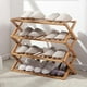 thumbnail image 2 of Zapatero plegable de madera con 4 niveles 70x25x68 cm, 2 of 5