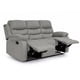thumbnail image 3 of Berger Sofá reclinable Bilbao 3 cuerpos gris, 3 of 8