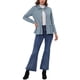thumbnail image 2 of INSPIRE CHIC Chaquetas Utilitarias para Mujeres de Regreso a Clases con Cintura de Cordón, Bolsillo con Solapa, Cremallera y Botones Gris Azul XL, 2 of 6
