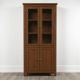 thumbnail image 1 of Vitrina "Perry" de Madera con Vidrio Vitrina Artesanal de Pino - Café - 80x35x180 cm, 1 of 3
