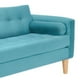thumbnail image 4 of Sofa Retro 3cg Felpa 05 Turquesa, 4 of 6