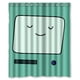 thumbnail image 1 of Cortina de ducha de Hora de Aventuras Beemo BMO, juego de cortina de baño con ganchos, tamaño 60 x 72 pulgadas, 1 of 3