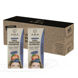 Ama Time - Pack 24 Unid - Jugo Manzana Arandano 200 Cc