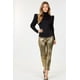 thumbnail image 1 of Pantalones Tobilleros de Vinilo con Piel de Animal, 1 of 5