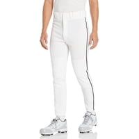Pantalón Mizuno Premier Riped Para Hombre, Color Blanco/Negro, Talla Xl