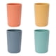 thumbnail image 1 of Vasos de paja de trigo, 4 unidades, de plástico, irrompibles, reutilizables, aptos para lavavajillas., 1 of 6