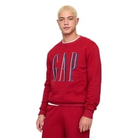 Sudadera Gap Logo Fleece Crew Sled Para Hombre Xs