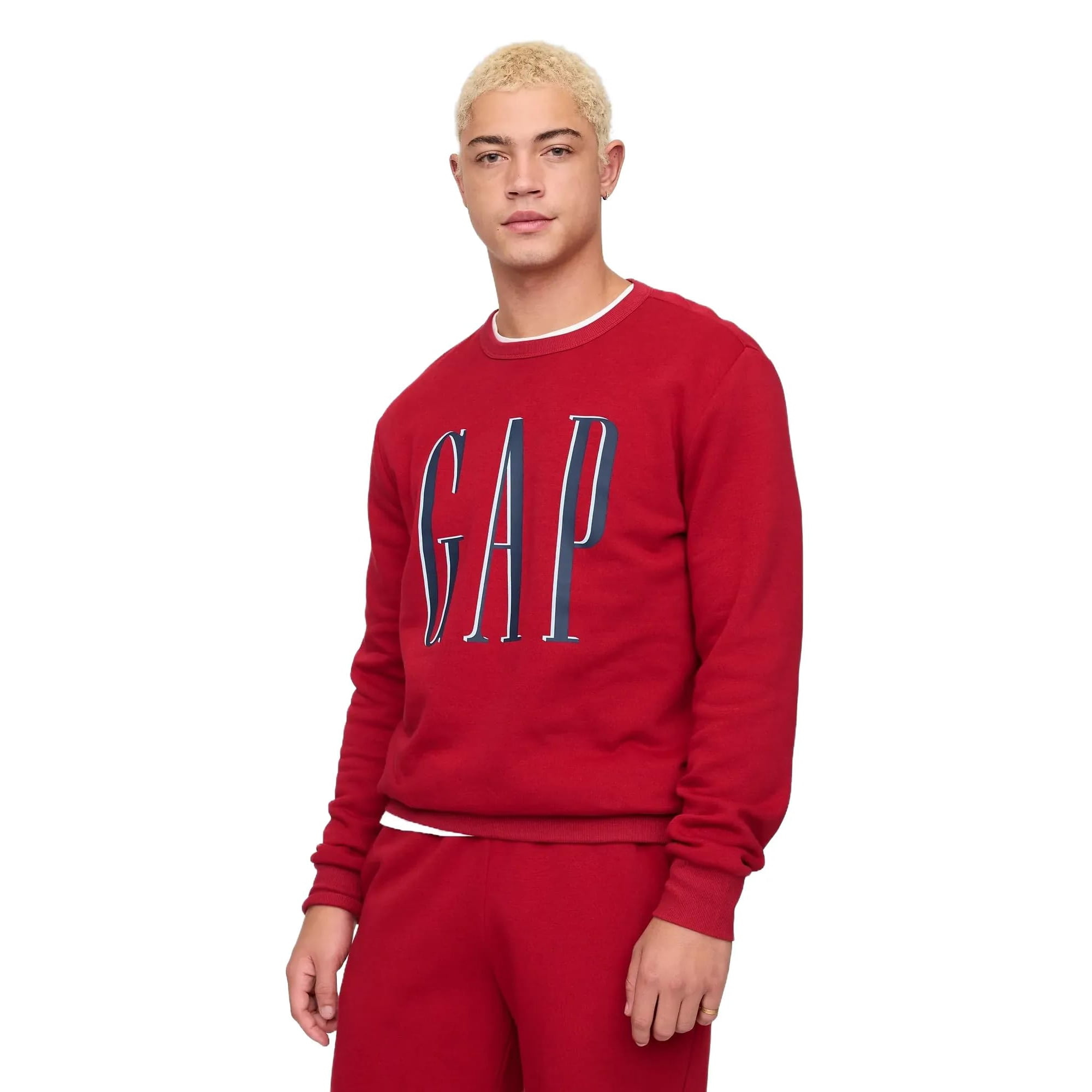 Sudadera De Forro Polar Con Diseño De Trineo Redondo Con Logo Gap Para Hombre Xxl