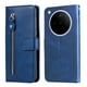 thumbnail image 1 of Funda con Cremallera para OPPO Find X8, Carcasa Cartera de Cuero PU con Soporte y Tarjetero, 1 of 6
