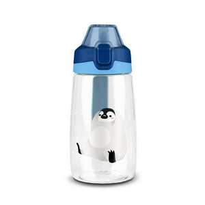 Genérico - Botella Infantil Plástico 500 Ml Coral Azul