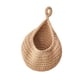 thumbnail image 2 of Cesta Colgante De Pared Con Forma De Gota, Tejida A Mano, Para Cocina, Barra, Verduras, 28 X 35 Cm, Color Caqui, 2 of 5