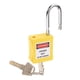 thumbnail image 1 of Seguridad Seguridad Bloqueo Candado con llave diferente amarillo, 1 of 5
