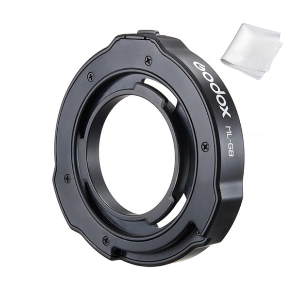 Adaptador Godox ML-GB Bowens para luces de vídeo LED Godox AD300pro AD400pro Flash Godox ML100bi Godox ML60iibi Godox ML30, ML30bi, ML60, ML60bi