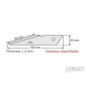 Olfa - Repuesto Cuchillo Craft Ck-2 2 Unidades