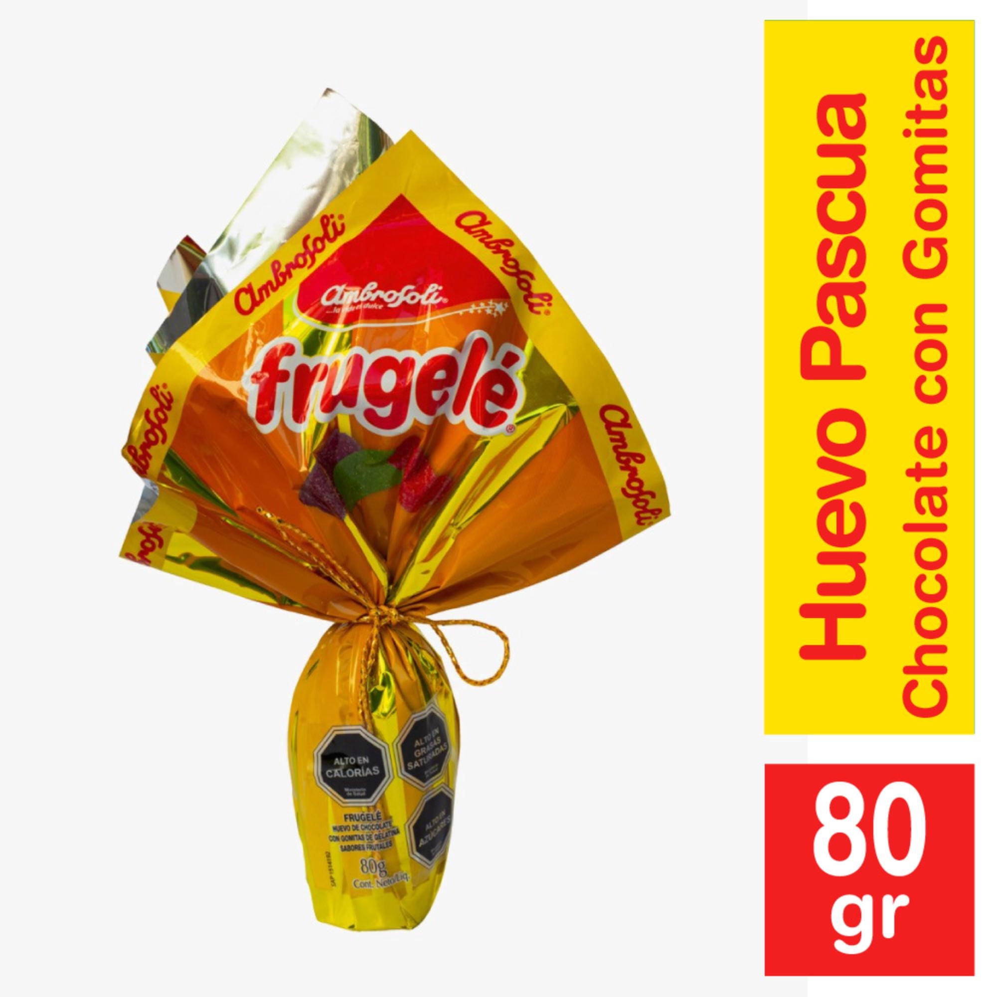 Huevo De Chocolate Con Frugele 80 g Ambrosoli