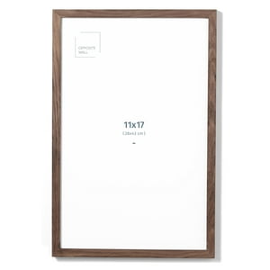 Opposite Wall - Marco De Fotos De Pared Opuesta De Madera Maciza De Roble Oscuro, 28 X 43 Cm