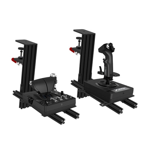 Hikig - Set De Soporte De Escritorio Para Flight Sim Game Joystick & Throttle