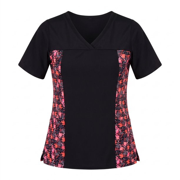 Delantal Mujer Ripholia 2488 tela elasticada estampada