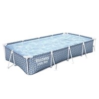 Piscina Bestway Rectangular Steelpro Diseño 3.66Mx2.01Mx66 Cm