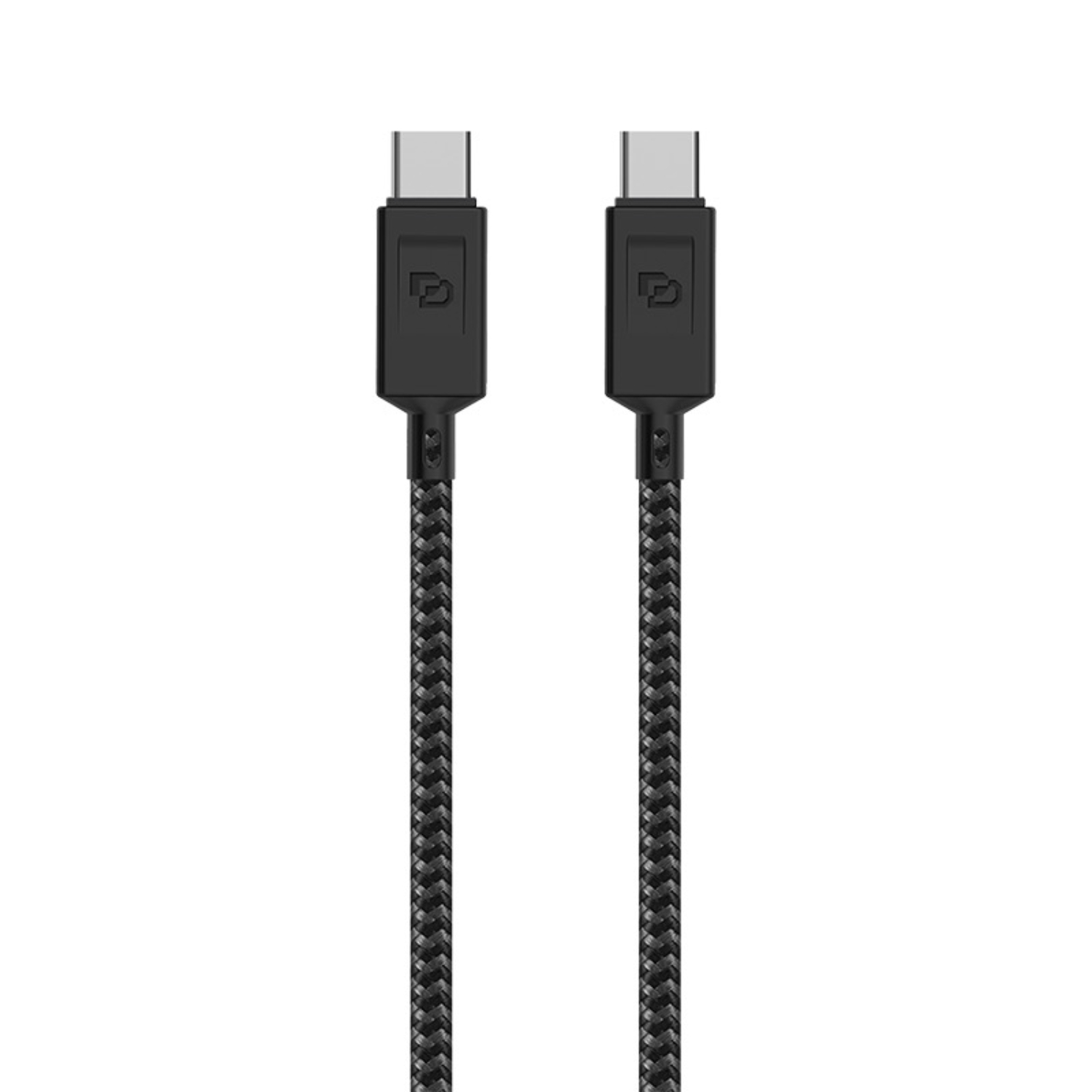 Cable Usb-C A Usb-C, Usb 3.2, 1.5 Mt Rugged Dusted Negro