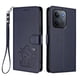 thumbnail image 1 of Xiaomi Redmi 15C 4G/5G Funda Billetera con Estampado de Gato, Azul, 1 of 6