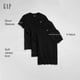thumbnail image 2 of Remera de Hombre con Cuello en V GAP Paquete de 3 Negro Verdadero Mediana, 2 of 2