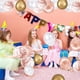 thumbnail image 5 of Globos de látex con confeti de oro rosa, paquete de 50 globos de oro blanco de 12 pulgadas, globos de cumpleaños con cinta dorada para decoraciones de fiesta, boda, despedida de soltera $ Globos de lá, 5 of 7