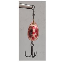 Silstar - Spinner Cucharita 3Grs 5,6 Cms Cobre Puntos Rojos #1