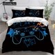 thumbnail image 1 of x544 Bed SheetsGame Bedding Set for Children and Boys, Handle controller Duvet Cover Sets, Twin, Full, , Bedroom Set gaming for teen 3-Piece Bedding Set (1 Duvet Cover + 2 Pillow Shams) nj544, 1 of 5