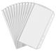 thumbnail image 1 of Antner 12 fundas transparentes de PVC para carpeta A6, 17,7 x 10,5 cm, 1 of 6