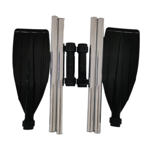 Magideal - 1 Par De Para Pesca En Kayak Para Surf Flotante, , Accesorios Para Kayak, Eje De Fibra De Carbono, 3 Piezas, Remo Ajustable Para