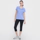 thumbnail image 4 of Polera Mujer Deportivo V-Neck Celeste Corona, 4 of 5