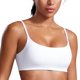thumbnail image 1 of Sujetador deportivo CRZ YOGA Butterbreeze con cuello redondo para mujer, blanco, XS, 1 of 5
