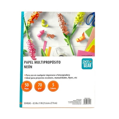 Papel Neón Multipropósito Pen&Gear