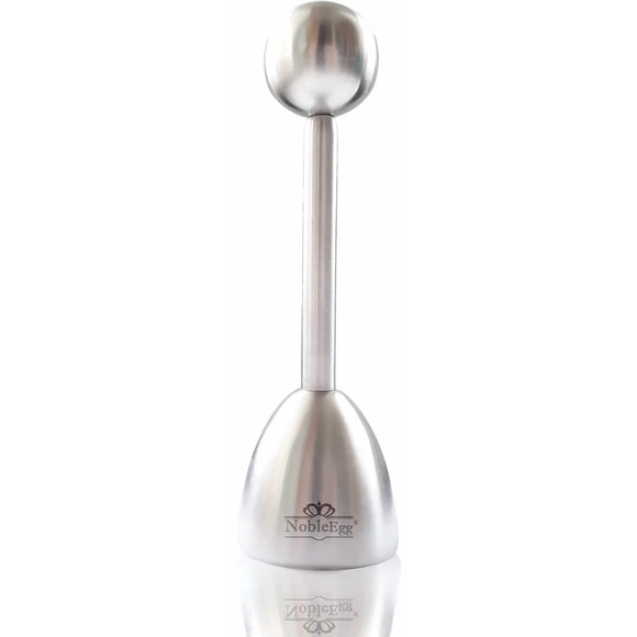 Cortador de huevos duros NobleEgg de acero inoxidable para huevos pasados por agua