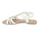 thumbnail image 2 of Sandalia Chalada Mujer Alki-1 Blanco Plana, 2 of 5