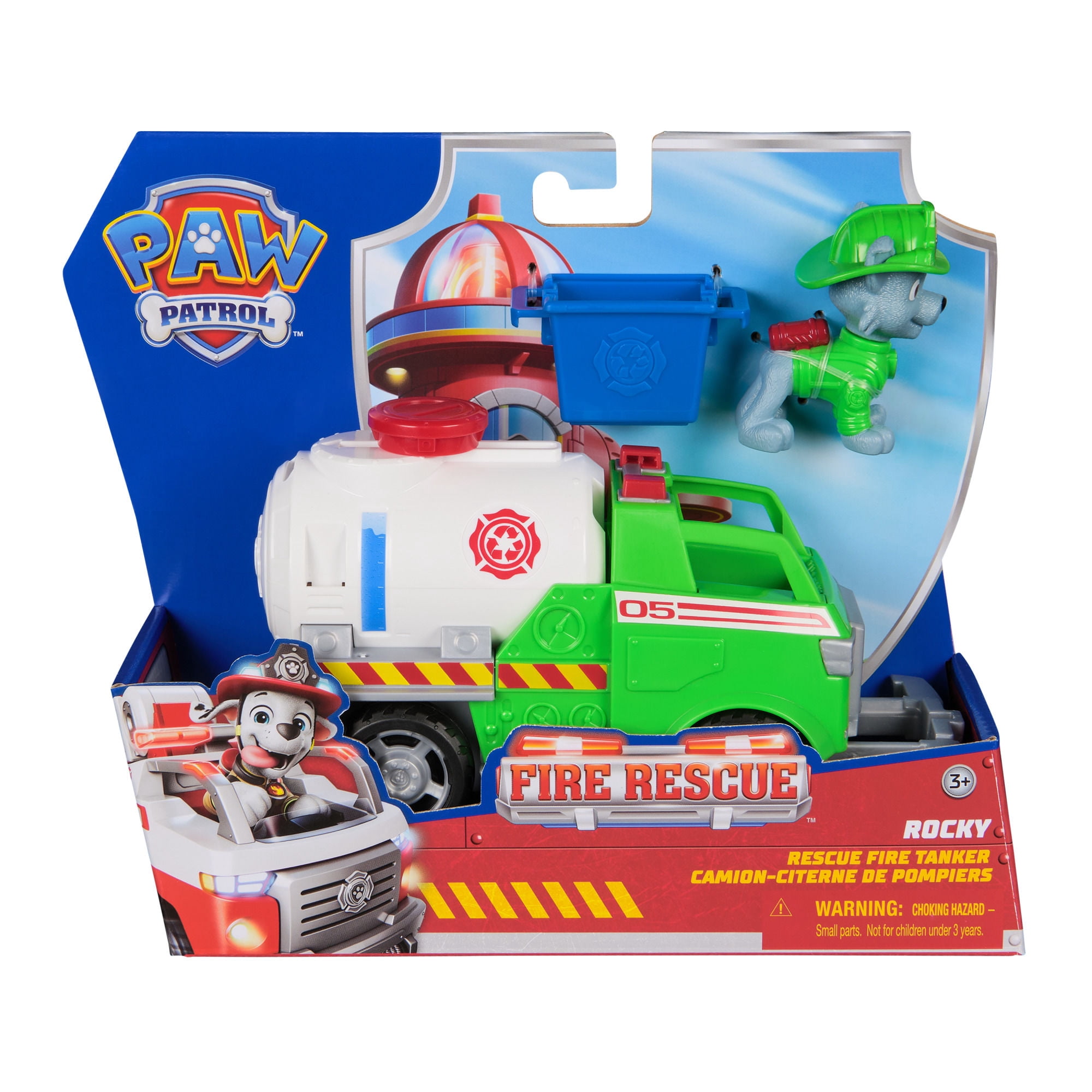 Paw Patrol Fire Rescue Camion Cisterna Rocky