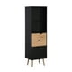 thumbnail image 1 of Estante Librero Top Living Gotemburgo Black Nórdico Cajones, 1 of 11