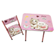 thumbnail image 1 of Mesa + Silla Plegables Infantiles Niña Y Niño Set Escritorio Gatitos, 1 of 2