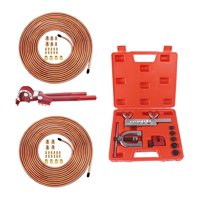 Ioensy - Kit De Línea De Freno Revestida De Cobre De 25 Pies Y 3/16 1/4 Pulgadas, Genérico, Kit De Herramientas De Abocardado Para Automóviles