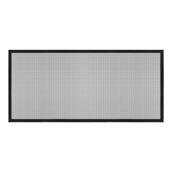 Malla de Pantalla de Ventana Uxcell, 28" x 59" Malla de Red de Fibra de Vidrio para Bricolaje Marco Negro con Borde Adhesivo de Gancho y Bucle