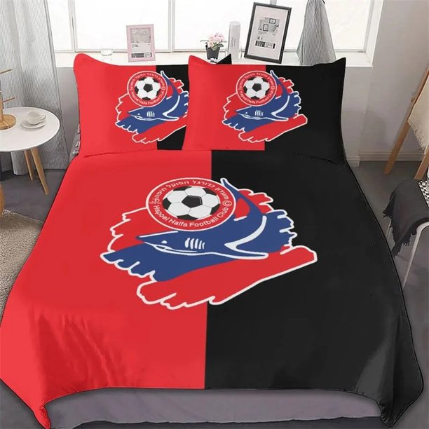 Hapoel Haifa Bedding Set,Duvet Cover Comforter Bed Set Quilt Cover Pillowcase,King Queen Twin Size Boys Girls AdultsBed Sheets