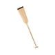 thumbnail image 5 of Remo de canoa de madera, remo de barco, mango ergonómico sin tratar, remos resistentes, decoración de madera para accesorios de barcos al aire libre, 125 centímetros, 5 of 5