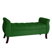 Genérico - Banqueta Baul Atenas Color Verde